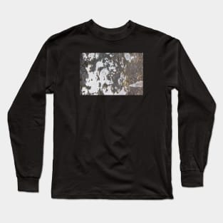 Grey tones on a scratch eroding surface. Long Sleeve T-Shirt